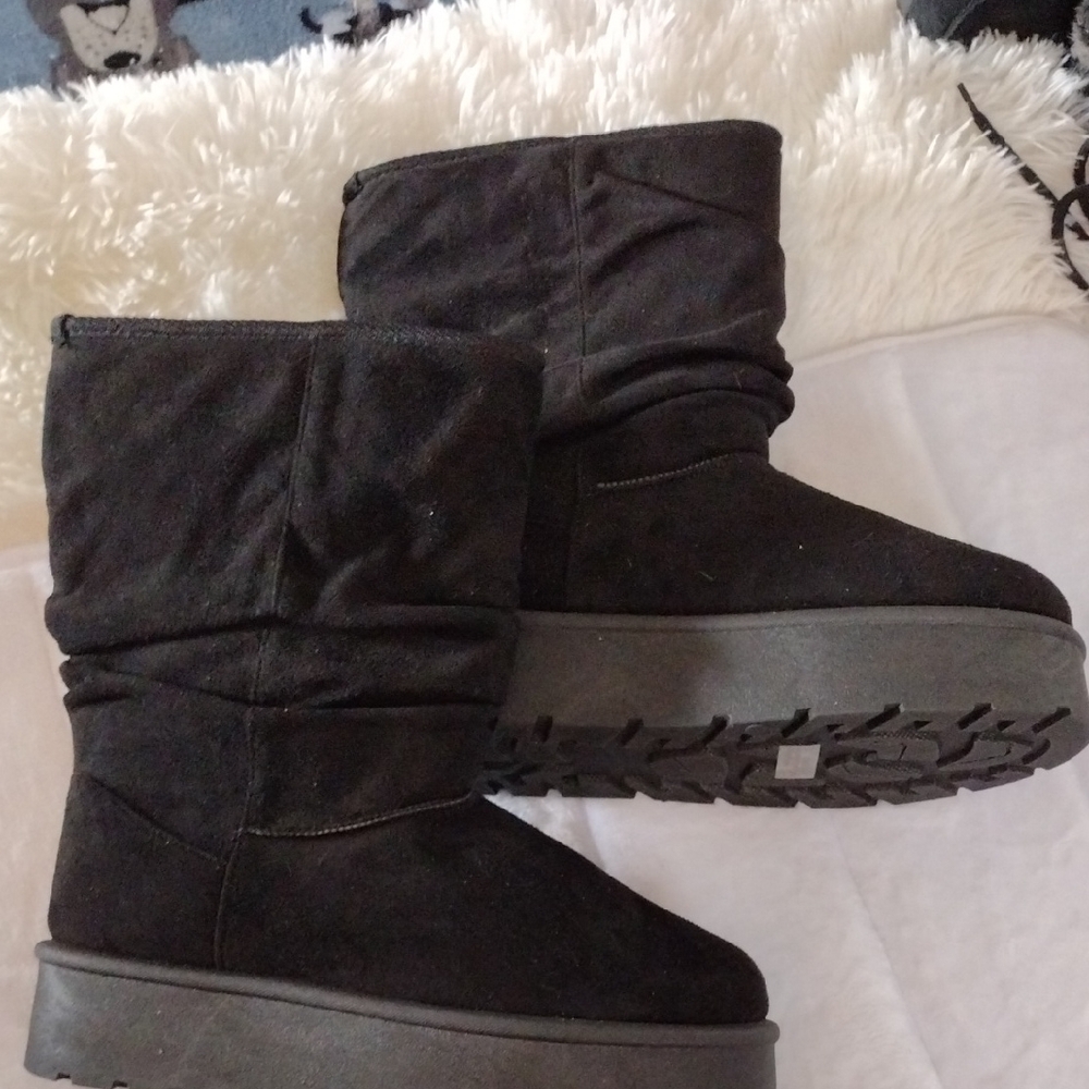 Black Platform Women's Boots